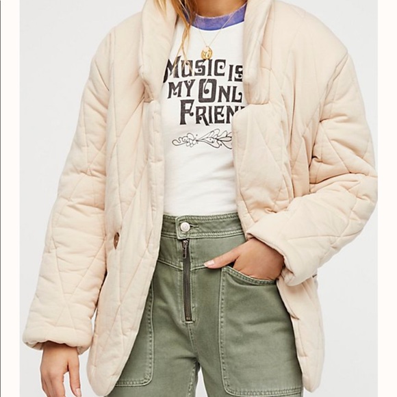 Free People Jackets & Blazers - Free People pillow jacket open front